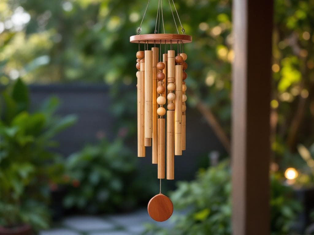 Windspiel aus Dosenverschlüssen